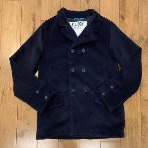 EUC Boy size 12 Pea Coat in Navy